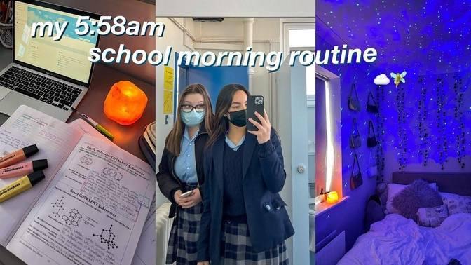 my 5 58am productive school morning routine realistic | Videos | Amy ...