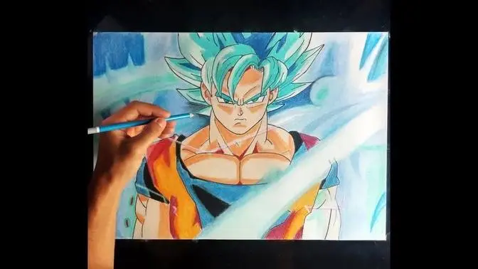 Cómo dibujar a Goku SSJ Dios Kaioken x10 | How to draw Goku SSj God Kaioken x10 Cómo dibujar a Goku SSJ Dios Kaioken x10 | How to draw Goku SSj God Kaioken x10
