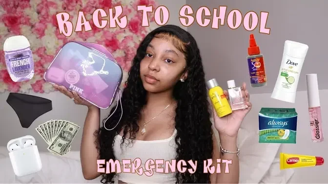 everything you NEED in your school emergency kit! 2021 *trust me*