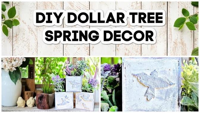Easy Spring Embossed Mini Planters | Dollar Tree DIYs | Spring Decor Craft Ideas On A Budget 2021