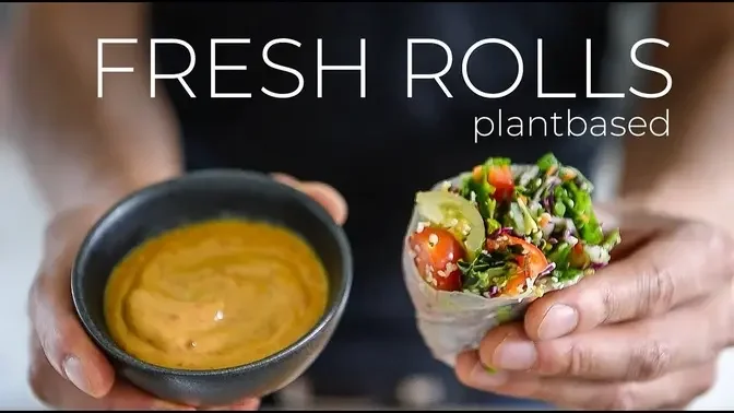 ROCK N ROLL BEGINS TODAY with this easy Fresh Spring Rolls Recipe