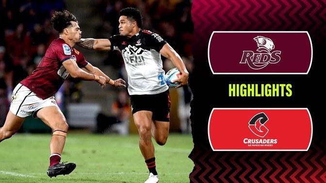 Super Rugby Pacific 2023 | Reds v Crusaders | Rd 6 Highlights | Videos ...