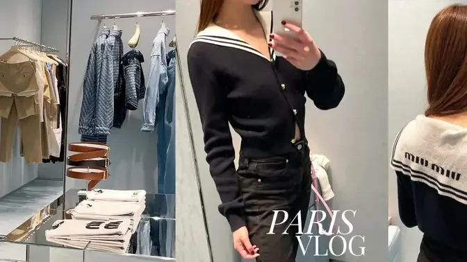 Luxury window shopping (Miu Miu & more) + discovering Karl Lagerfeld's bookshop | Paris vlog