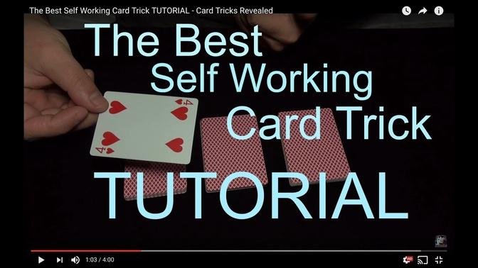 The Best Self Working Card Trick TUTORIAL - Card Tricks Revealed
