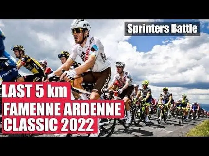 Arnaud De Lie, Axel Zingle, Biniam Girmay ｜ FAMENNE ARDENNE CLASSIC 2022 ｜ Final 5 km