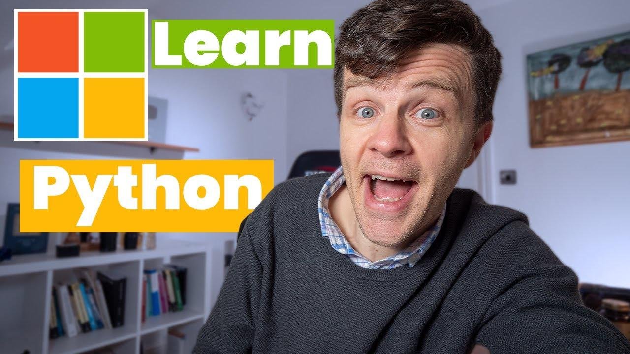 Microsoft has courses on Python. And they're free!