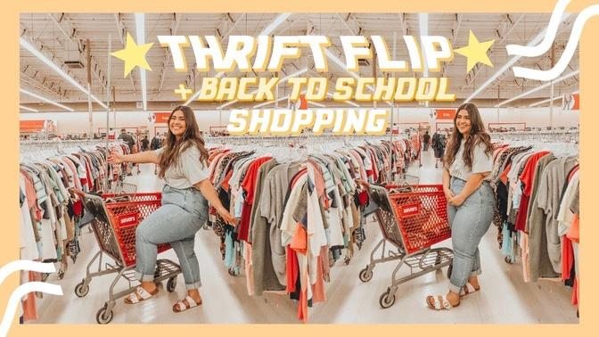 ⭐️THRIFT FLIP ⭐️ Come Thrifting with me for my Back to School Clothes🎒📒
