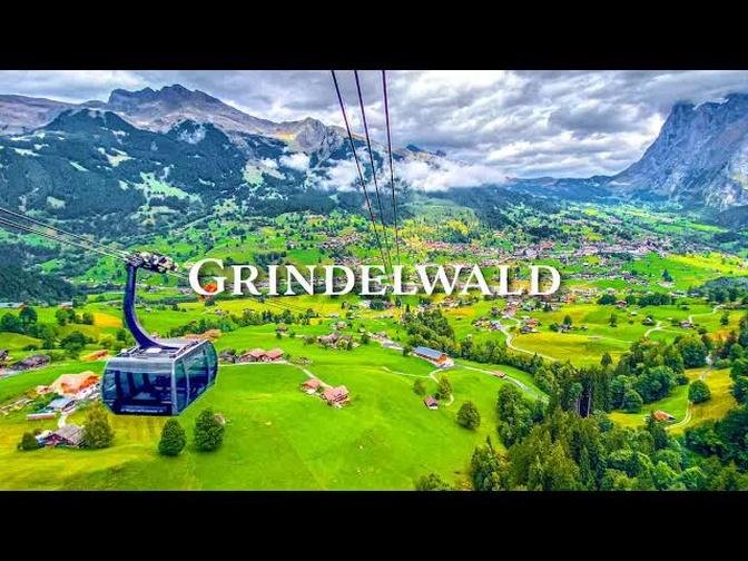 Flying in to Grindelwald on the Eiger Express Cable Car! 🇨🇭 Beautiful Swiss Alps