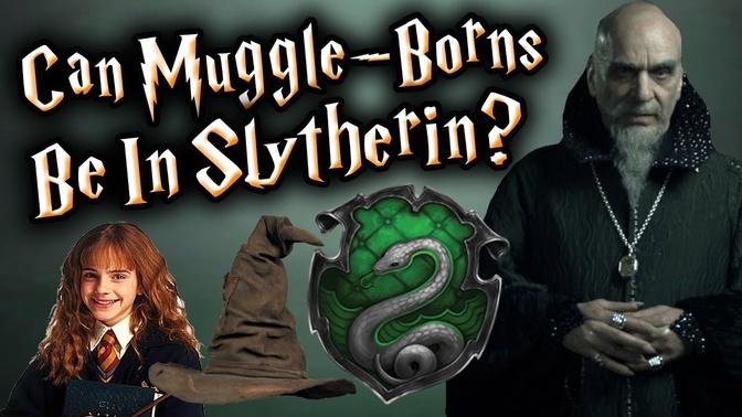 Harry Potter Theory  Can Muggle-Born s Be In Slytherin 