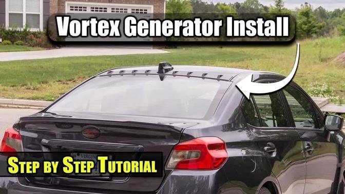 How to Install Vortex Generator on 2017 WRX (2015+)