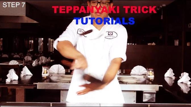 HIBACHI TRICKS LESSON 2, TEPPANYAKI REVEALED AND TUTORIALS
