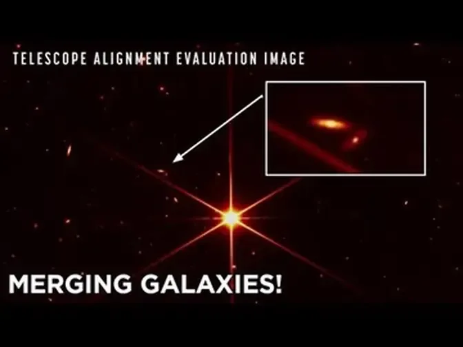 James Webb Telescope captured a new star || mirror alignment processes completed.