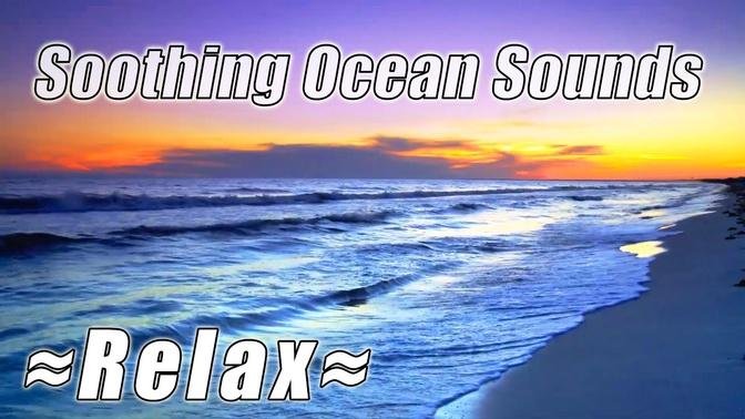 WAVE SOUNDS_ for studying on the Beach Relaxing video HD ocean sounds 1080p Beautiful Nature Study