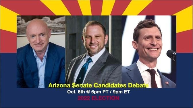 [LIVE] Senate Battleground Race: AZ Mark Kelly Debates Masters and Victor