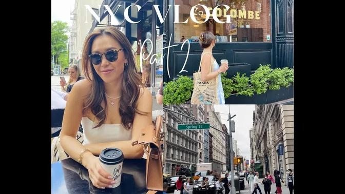 NYC VLOG Ep 2 | exploring the city, cafe hopping, hanging in west village, nami nori & Chinese food!