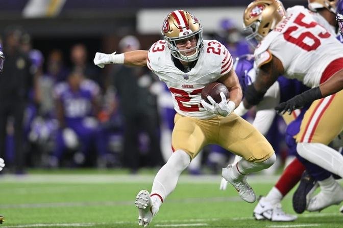 49ers RB Christian McCaffrey Scores TD In 16th Straight Game | Articles ...