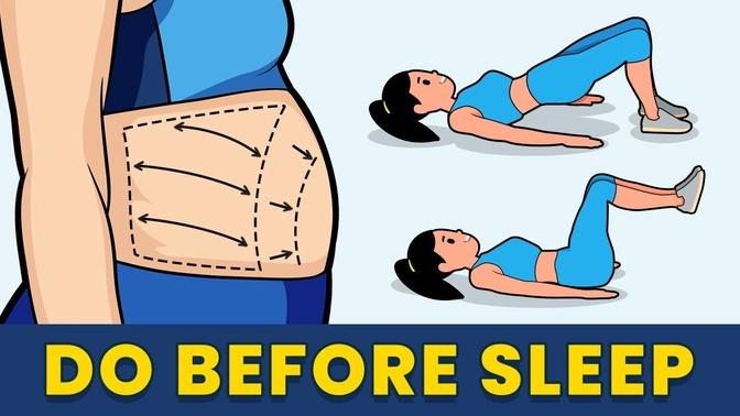 Simple Before Bed Routine to BURN FAT WHILE YOU SLEEP - Floor Workouts for Weight Loss
