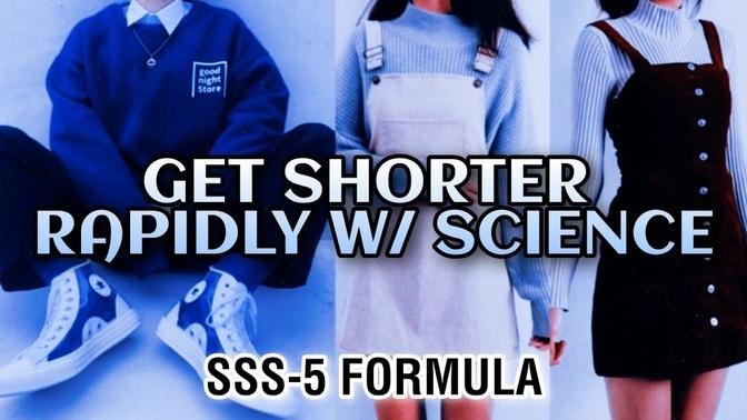 GET SHORTER FAST Subliminal {decrease height + perfect posture + ideal body}
