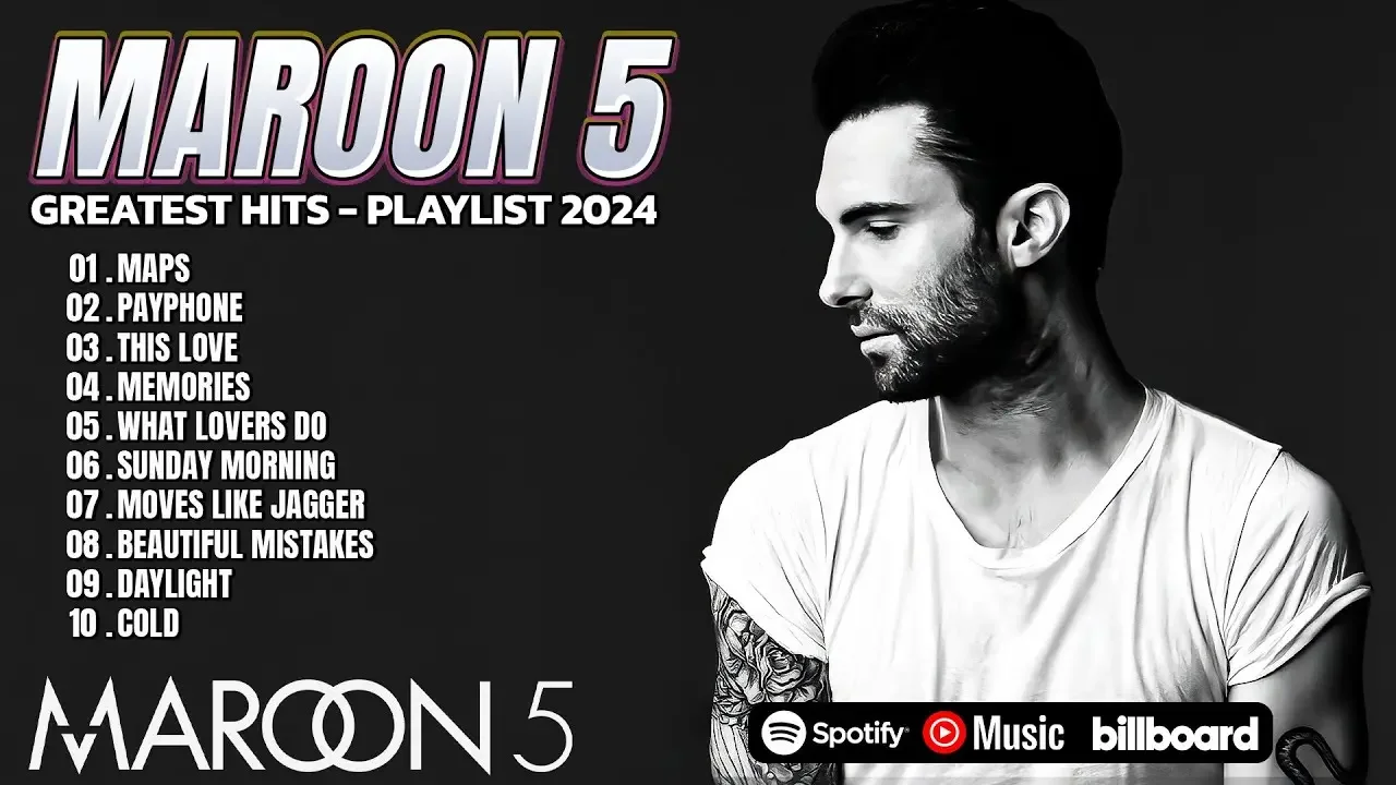 The Best Of Maroon 5 - Maroon 5 Greatest Hits Full Album 2024