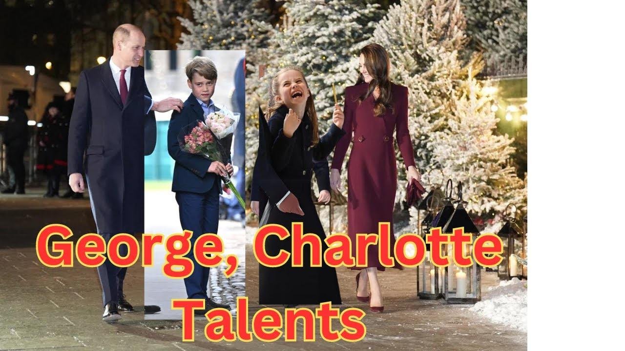 George and Charlotte's Remarkable Talents Capture Fans' Hearts, While Catherine Bursts into Tears.