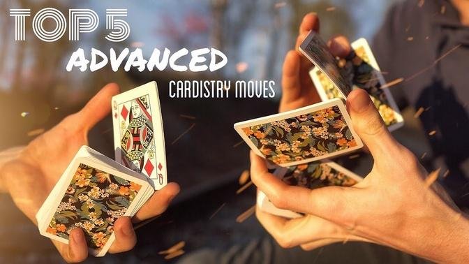 TOP 5 ADVANCED Cardistry Moves you NEED to learn TODAY!!