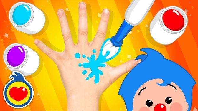 Learn the Colors Painting the Finger Family Song #5 ♫ Nursery Rhymes & Kids Songs ♫ Plim Plim