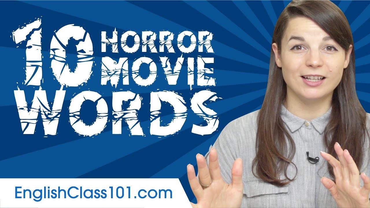 Learn The Top 10 Scariest Words In English Videos Learn English 