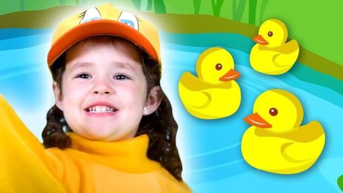 5 Little Ducks + Kids Counting Songs | Learning Videos for Kids ...