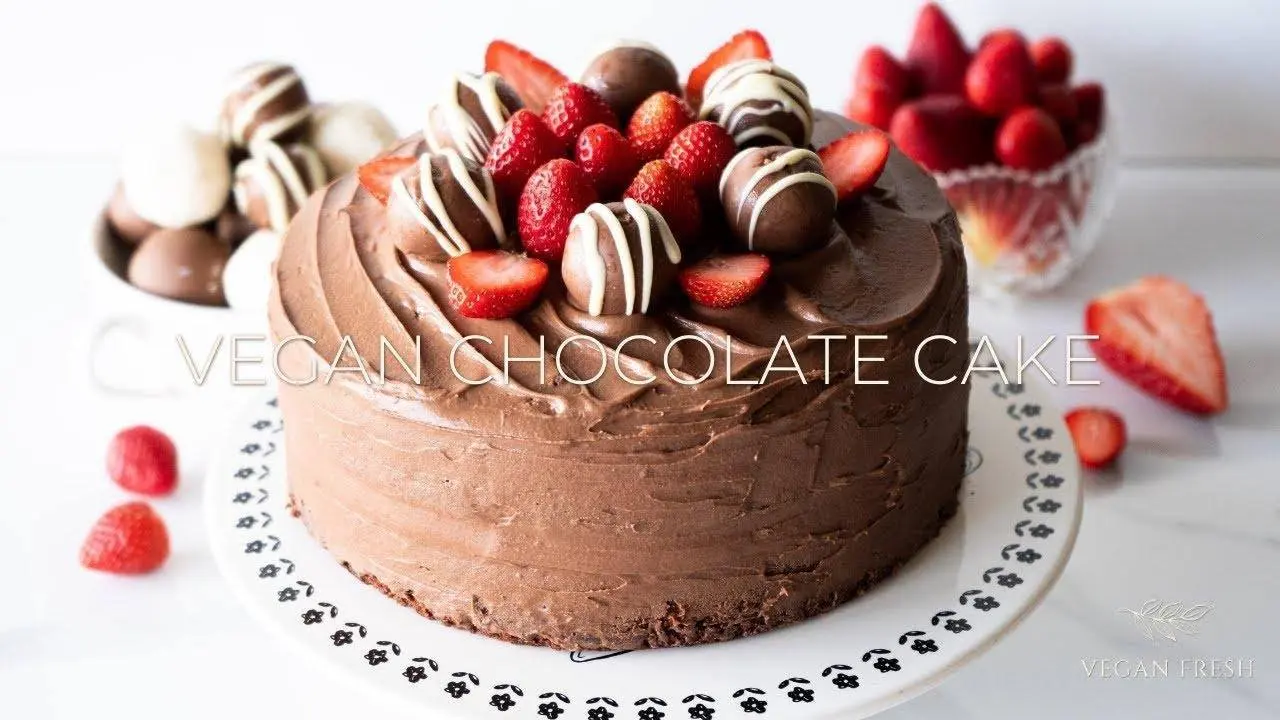 BEST VEGAN CAKE EVER 🍫 ASMR Cooking 🍫 VEGAN BAKING