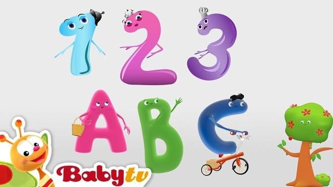 ABC and Numbers Song Collection for kids 😎 | Nursery Rhymes & Songs for Kids 🎵 | @BabyTV