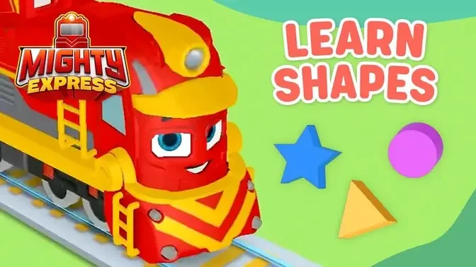 Learn Shapes with Freight Nate 🔴🟦 | Mighty Express Games | Cartoons for Kids