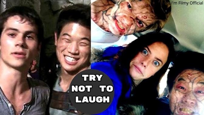 ber-Maze Runner 1&2 Bloopers and Gag Reel - Try Not To Laugh With Dylan O'Brien