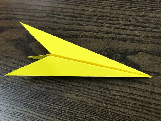 It's A Yellow Plane That Is Made Easy And Can Fly Far!