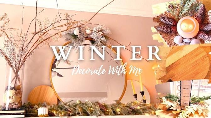 2023 Winter Decorate With Me | Bringing the "Outside" In | Ellie W