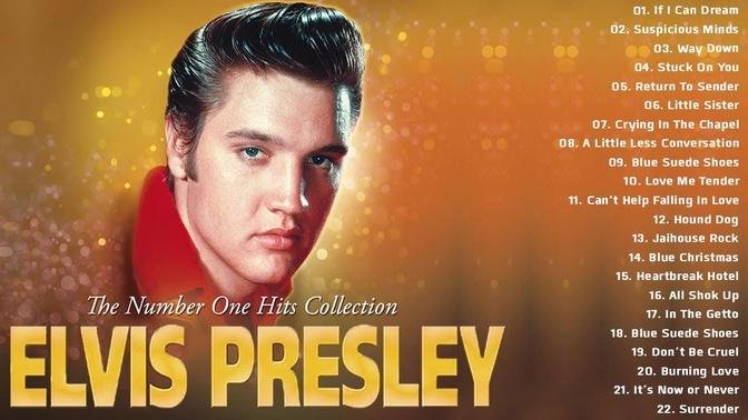 Elvis Presley Greatest Hits Playlist Full Album - The Number One Hits ...