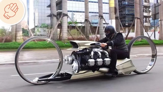 來自未來的機車，還能飛行！外型超奇特的摩托車