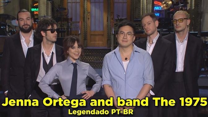Jenna Ortega and The 1975 band on Saturday Night Live (Legendado)