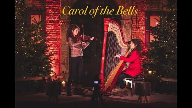Carol of the Bells - JenliSisters - harp and violin