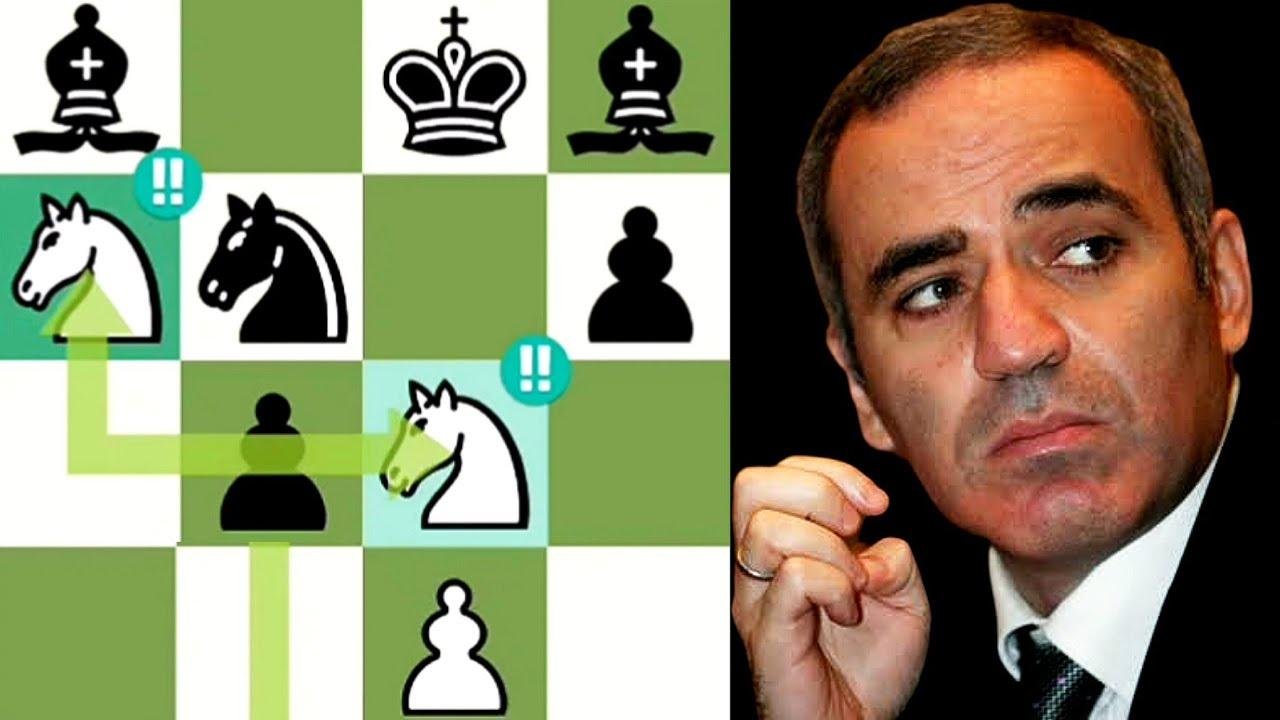Kasparov sets a deadly trap in the Opening !