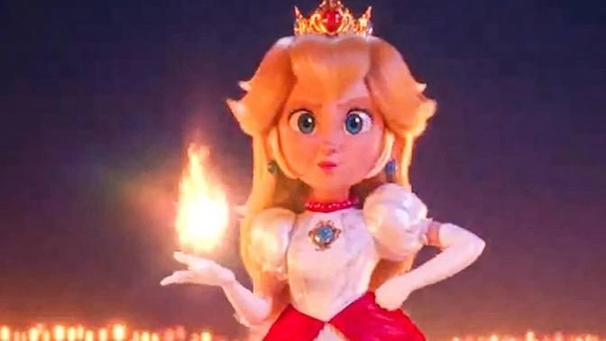 The Super Mario Bros. Movie - Princess Peach Power Up (2023) | Videos ...