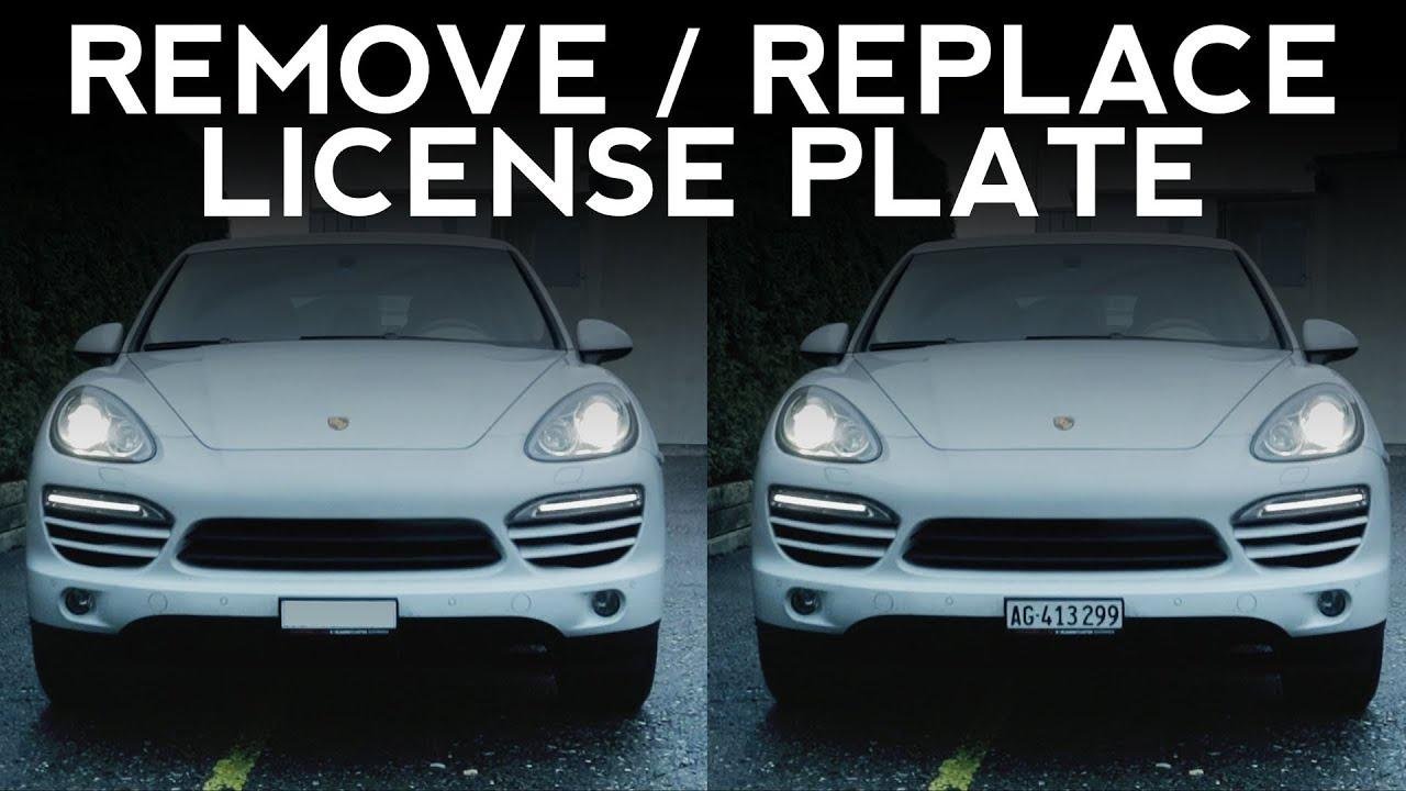 After Effects Tutorial: Remove/Replace a License Plate