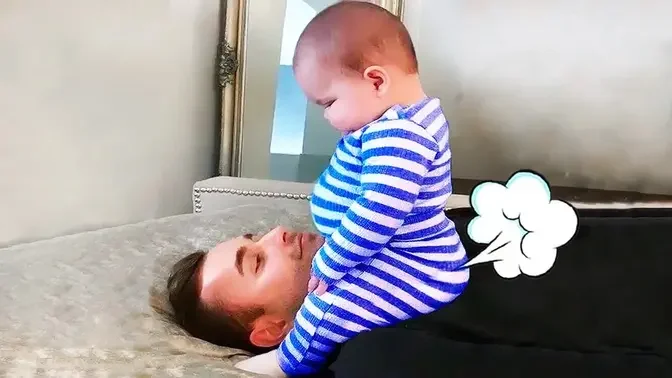 Funny and Precious Moments When Baby Playing with Family || Cool Peachy