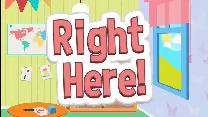 Right Here | Parts of the Body Song for Kids | Jack Hartmann