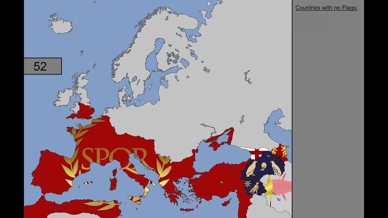 (Preview) Europe: Timeline of National Flags: 1 AD - 1000