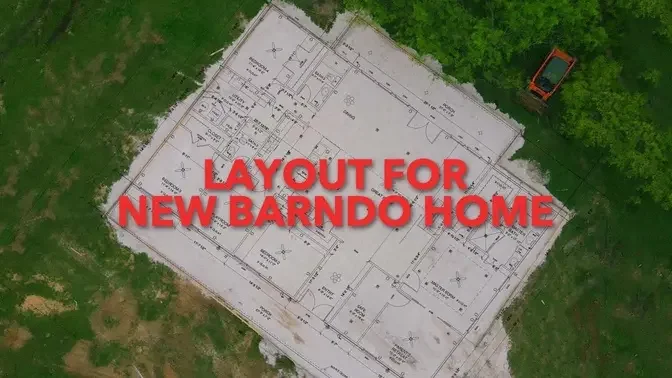 PLAN LAYOUT & PREP WORK for NEW BARNDOMINIUM HOME | Texas Best Construction