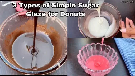 3 Types of Simple Sugar Glaze for Donuts/ sugar glaze for donuts/ Donut Glaze