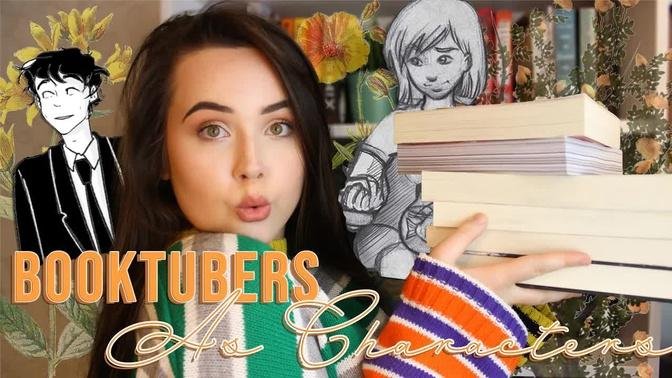 MY FAVOURITE BOOK CHARACTERS AS BOOKTUBERS ✨ heartstopper, illuminae and more!