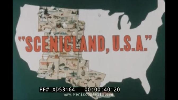 SCENICLAND, USA ” 1960s TV EPISODE GRAND CANYON, SALT LAKE, WHITE SANDS ...