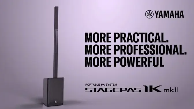 Yamaha Portable PA System STAGEPAS 1K mkII