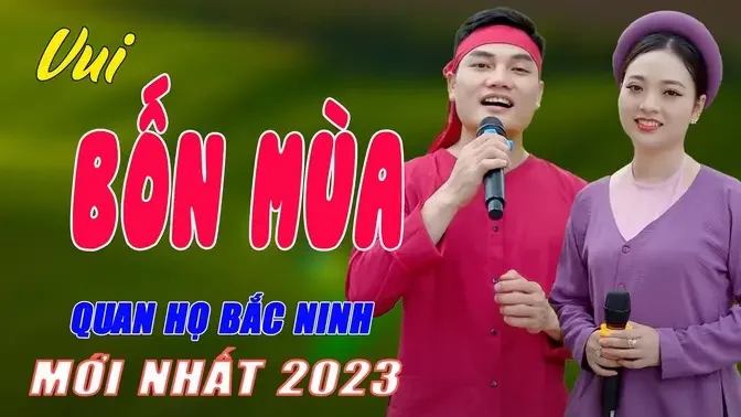 Liên Khúc Nhạc Sống Quan Họ Bắc Ninh Ngọc Khánh ft Lâm Anh Chọn Lọc Toàn Bài Hay - Vui Bốn Mùa